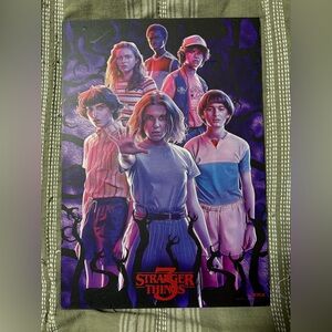 Stranger things wooden poster